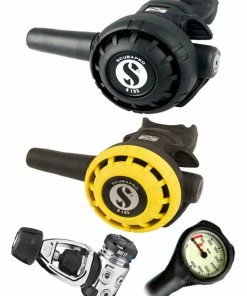 Scubapro Regulator Set: MK17 Evo (DIN Or Yoke) / R195 / R-Series Octopus & Free Termo Gauge