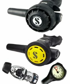 Scubapro Regulator Set: MK2 Evo (DIN Or Yoke) / R195 / R-Series Octopus & Free Termo Gauge Regulator Sets