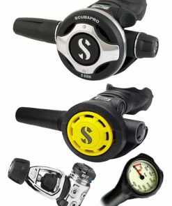 Scubapro Regulator Set: MK17 Evo (DIN Or Yoke) / S600 / Octopus & Free Termo Gauge
