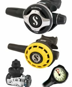Scubapro Regulator Set: MK17 Evo (DIN Or Yoke) / S600 / Octopus & Free Termo Gauge 13 Scubapro Regulator Set: MK17 Evo (DIN Or Yoke) / S600 / Octopus & Free Termo Gauge