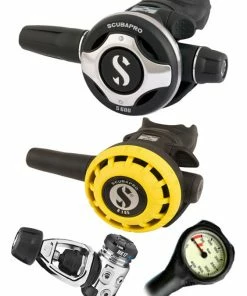 Scubapro Regulator Set: MK17 Evo (DIN Or Yoke) / S600 / Octopus & Free Termo Gauge