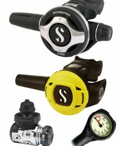 Scubapro Regulator Set: MK17 Evo (DIN Or Yoke) / S600 / Octopus & Free Termo Gauge 15 Scubapro Regulator Set: MK17 Evo (DIN Or Yoke) / S600 / Octopus & Free Termo Gauge