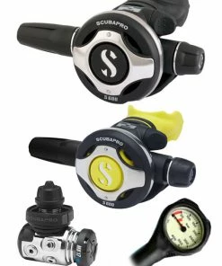 Scubapro Regulator Set: MK17 Evo (DIN Or Yoke) / S600 / Octopus & Free Termo Gauge 17 Scubapro Regulator Set: MK17 Evo (DIN Or Yoke) / S600 / Octopus & Free Termo Gauge