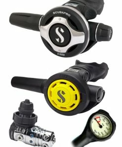 Regulator Sets Scubapro Regulator Set: MK25 Evo (DIN Or Yoke) / S600 / Octopus & Free Termo Gauge