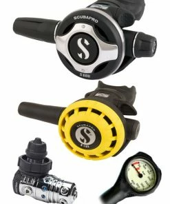 Regulator Sets Scubapro Regulator Set: MK25 Evo (DIN Or Yoke) / S600 / Octopus & Free Termo Gauge