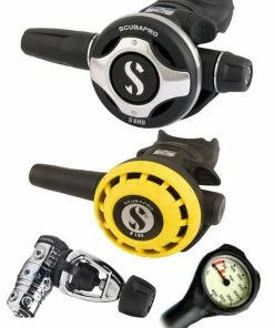Regulator Sets Scubapro Regulator Set: MK25 Evo (DIN Or Yoke) / S600 / Octopus & Free Termo Gauge