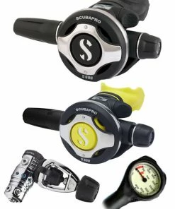 Regulator Sets Scubapro Regulator Set: MK25 Evo (DIN Or Yoke) / S600 / Octopus & Free Termo Gauge