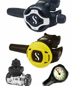 Scubapro Regulator Set: MK17 Evo (DIN Or Yoke) / S620 Ti / Octopus & Free Termo Gauge