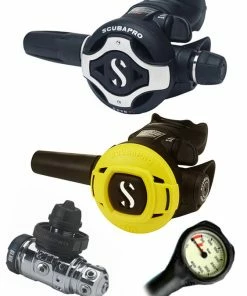 Scubapro Regulator Set: MK19 Evo (DIN Or Yoke) / S620 Ti / Octopus & Free Termo Gauge Regulator Sets 15 Scubapro Regulator Set: MK19 Evo (DIN Or Yoke) / S620 Ti / Octopus & Free Termo Gauge Regulator Sets