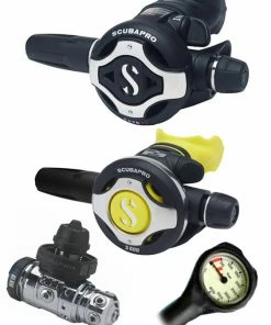 Scubapro Regulator Set: MK19 Evo (DIN Or Yoke) / S620 Ti / Octopus & Free Termo Gauge Regulator Sets 16 Scubapro Regulator Set: MK19 Evo (DIN Or Yoke) / S620 Ti / Octopus & Free Termo Gauge Regulator Sets