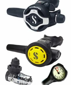 Scubapro Regulator Set: MK25 Evo (DIN Or Yoke) / S620 Ti / Octopus & Free Termo Gauge Regulator Sets
