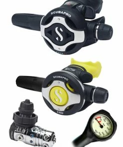 Scubapro Regulator Set: MK25 Evo (DIN Or Yoke) / S620 Ti / Octopus & Free Termo Gauge Regulator Sets