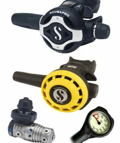 Scubapro Regulator Set: MK25 Evo Titanium (DIN Or Yoke) / S620 X-Titanium / Octopus & Free Termo Gauge 13 Scubapro Regulator Set: MK25 Evo Titanium (DIN Or Yoke) / S620 X-Titanium / Octopus & Free Termo Gauge