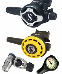 Scubapro Regulator Set: MK25 Evo Titanium (DIN Or Yoke) / S620 X-Titanium / Octopus & Free Termo Gauge 12 Scubapro Regulator Set: MK25 Evo Titanium (DIN Or Yoke) / S620 X-Titanium / Octopus & Free Termo Gauge