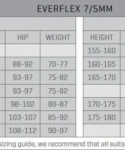 Scubapro Everflex 7/5mm Ladies Wetsuit Wetsuits