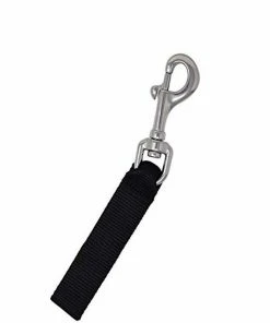 ODG Swivel Bolt Snap With 130mm (5in) Webbing Loop - Stainless Steel Clips & Bolt Snaps