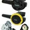 TUSA RS-790 Regulator Set: R-700 / S-90 / SS0001 Octopus & Free Termo Gauge Regulator Sets