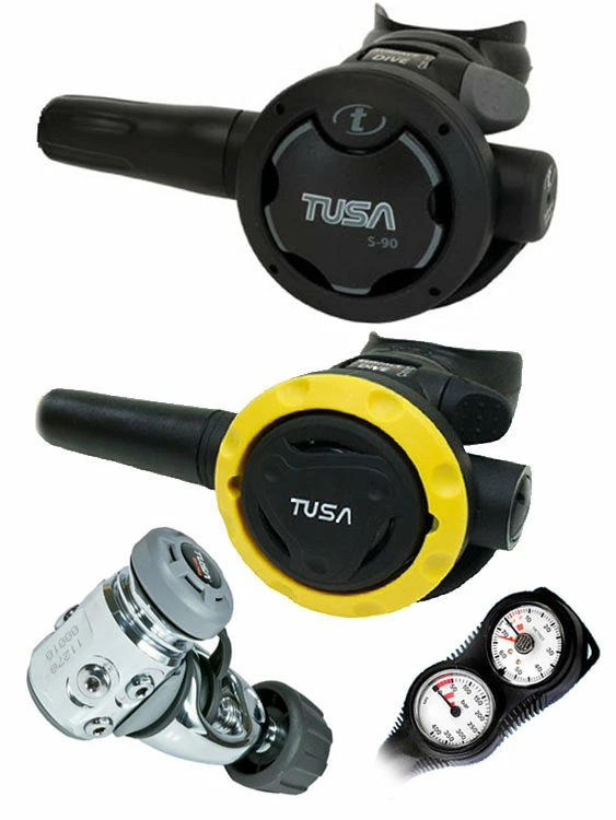 TUSA RS-790 Regulator Set: R-700 / S-90 / SS0001 Octopus & Free Termo Gauge Regulator Sets 4 TUSA RS-790 Regulator Set: R-700 / S-90 / SS0001 Octopus & Free Termo Gauge Regulator Sets