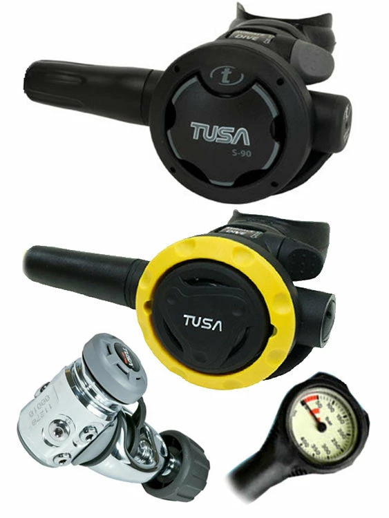 TUSA RS-790 Regulator Set: R-700 / S-90 / SS0001 Octopus & Free Termo Gauge Regulator Sets 3 TUSA RS-790 Regulator Set: R-700 / S-90 / SS0001 Octopus & Free Termo Gauge Regulator Sets
