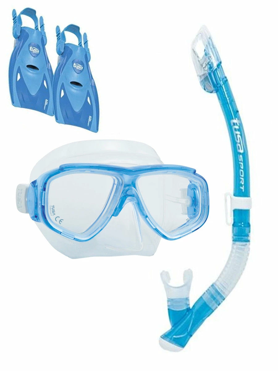 Snorkelling Sets TUSA Sport Splendive Travel Set 4 Snorkelling Sets TUSA Sport Splendive Travel Set