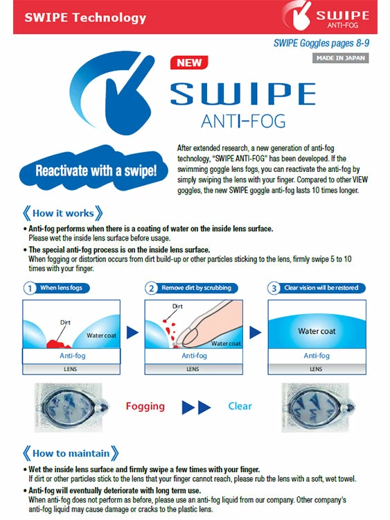 View Junior Swipe Anti-Fog Swimming Goggles 8 View Junior Swipe Anti-Fog Swimming Goggles