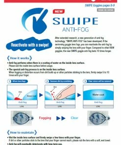 View Swim Swipe Anti-Fog Swimming Goggles