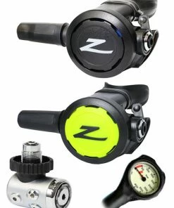 Zeagle Envoy Regulator Set (DIN Or Yoke) & Free Termo Gauge Regulator Sets