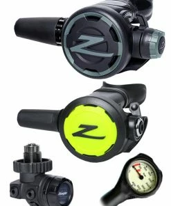 Zeagle F8 Regulator Set (DIN Or Yoke) & Free Termo Gauge Regulator Sets